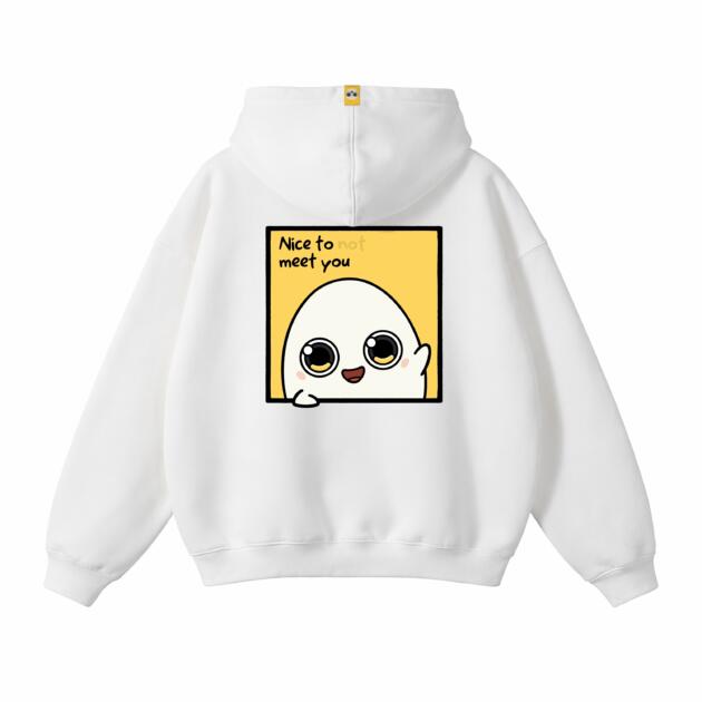 Nice To "not" Meet You Hoodie